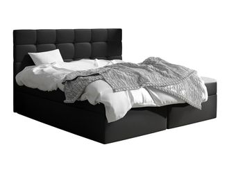 Mirjan24 Cama Continental Comfivo Osculum I, Soft 011, Doble, Continental, 140x200, Cuero Ecol&oacute;gico, Somieres, 143x206x112cm