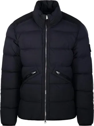 Stone Island Quilted Blue Padded Jacket