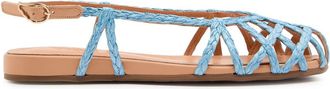 Ancient Greek Sandals Kardia Raffia Sandals - Blue - 37 (IT37/ UK4)