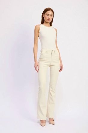 En Saison Alitzel Flare Pant In Ivory