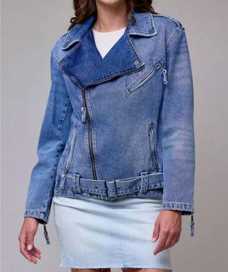 Hidden Jeans The Haylee Denim Jacket In Blue