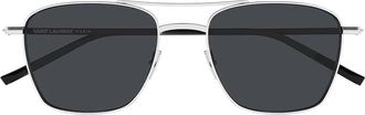 Saint Laurent Sunglasses Sl 866 002 Silver/Grey Unisex