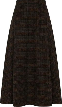 Ni&ugrave; 410 J210 Cote Gonna Lunga - - Skirts - Donna - Marrone - L