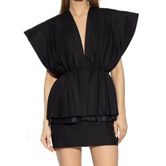 Gucci Womens Black Wool Casual Dress