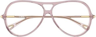 Chlo&eacute; Eyeglasses - Dames - Brillen - Roze - 59 MM - Accessoires