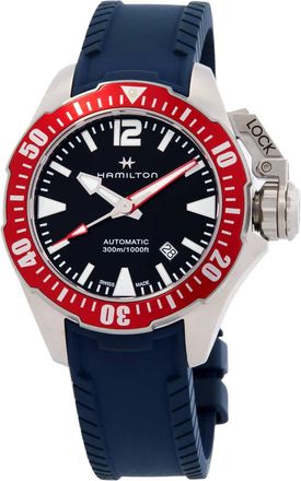 Hamilton Khaki Navy Automatic Black Dial Mens Watch H77725335BL