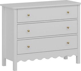 Vente-Unique C&oacute;moda con 3 cajones - Blanco - ILIZANA