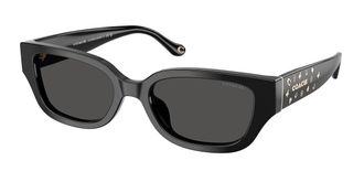 Coach HC8439U CBZ52 500287 Womens Sunglasses Black Size 53