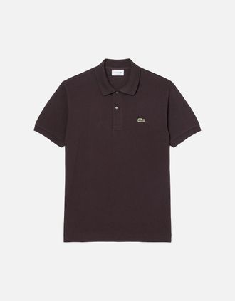Lacoste Mens Lacoste L1212 Classic Fit Polo - Brown - Size: 40