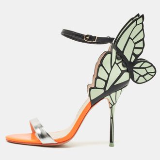 Sophia Webster Multicolor Leather Evangeline Ankle Strap Sandals