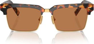 Miu Miu Sunglasses Mu10 Zs 19 P2 Z1 Havana/Brown Women
