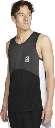 Nike Dri-fit Starting 5 Basketball Jersey Black Grey DQ5829-070