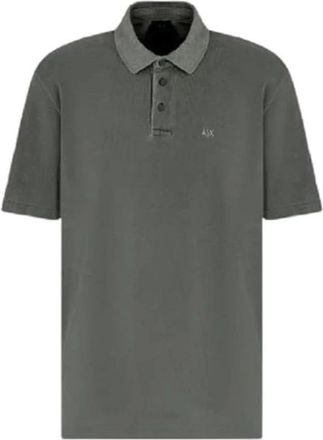 A|X Armani Exchange Polo Shirt - Heren - Polos - Groen - XL - Katoen - Tops