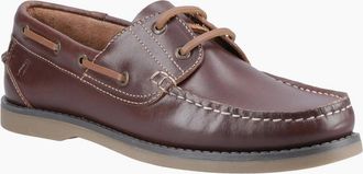 Hush Puppies Mens Wilson Mens Boat Shoes - Brown - Size: 10