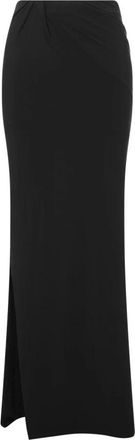 Jacquemus Dames, Rokken, Zwart, Maat: S Viscose