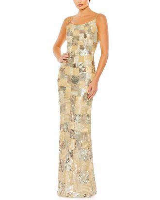Mac Duggal Column Gown