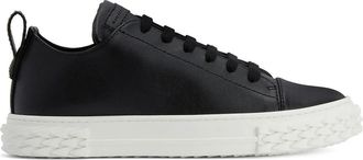 Giuseppe Zanotti Sneakers met logopatch - Zwart
