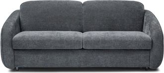 Habitat et Jardin Habitat Et Jardin - Sof&aacute; Cama Expr&eacute;s laurie En Tejido Texturizado - Cama De 140 Cm - 3 Plazas - Gris