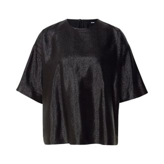 HUGO BOSS Dames, Blouses & Shirts, Zwart, Maat: XS Viscose