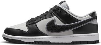Nike Dunk Low Chenille Swoosh - Black Grey Fog DQ7683-001