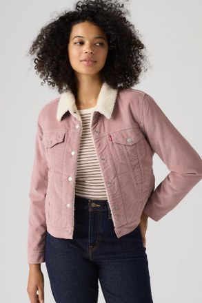 Levi's Original Sherpa Trucker Jacket - Donna - XS - Rosa / Woodrose