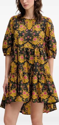 Farm Rio Abito corto a fiori - Nero