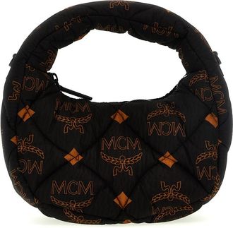MCM Black Aren Shoulder Bag