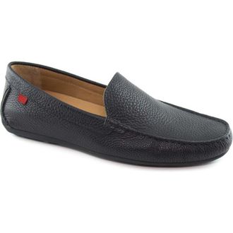 Marc Joseph New York Broadway Leather Venetian Driver Loafer in Black Grainy at Nordstrom, Size 11.5