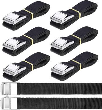 OEM Correas De Amarre, Correas De Sujeci&oacute;n, Correas De Fijaci&oacute;n, Cortas, Con Cierre De Pinza, 8 Piezas, 40 Cm, Correa De Tensi&oacute;n, Ajustable, Para Biciclet