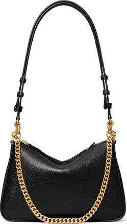 Tory Burch Small Perry Leather Shoulder Bag in Black at Nordstrom