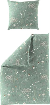 BIERBAUM Bettwäsche »4140« 2 Stk. tlg. Biber, 100 % Baumwolle, pflegeleicht, kuschelig weich