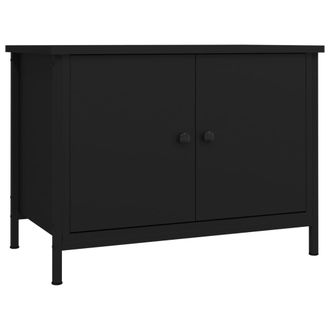 vidaXL Vidaxl - Mueble De Tv Con Puertas Madera Contrachapada 60x35x45 Cm