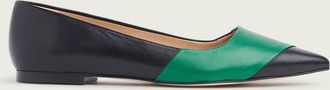 L.k. Bennett Womens Posey Flats, Evergreen - Green Leather - Size UK 8
