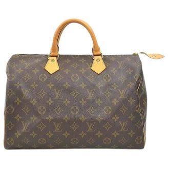 Louis Vuitton Pre-owned Handbags, female, Brown, Size: ONE SIZE Pre-owned Speedy 35 Handbag