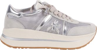 Premiata Bethcoin Silver Metallic Sneakers