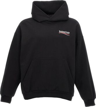 Balenciaga Black Political Campaign Hoodie