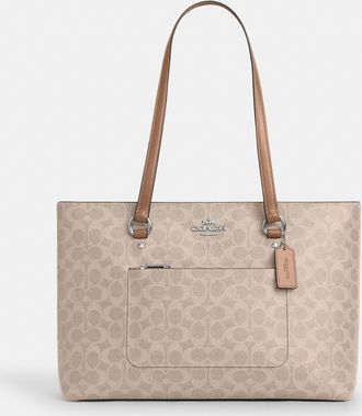 Coach Station Tote Bag In Signature Canvas