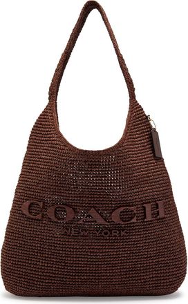 Coach Brooklyn 28 Raffia Shoulder bag - Brown - One Size