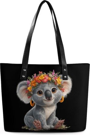 Generic Cute Animal Koala Tote Bags for Women Cute Shoulder Purses Handbags