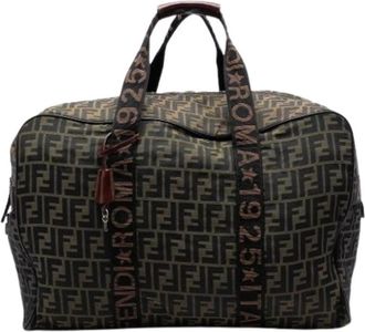 Fendi Pre-owned Reisetasche - unisex - Vintage Weekendtas - Bruin - ONE Size - Leer - Vintage
