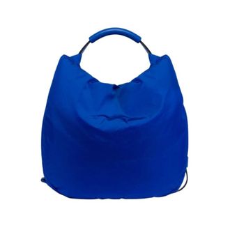 Moschino Handle Me medium hobo bag - female - Moschino - Shoulder Bags - Blue - ONE SIZE - Bags