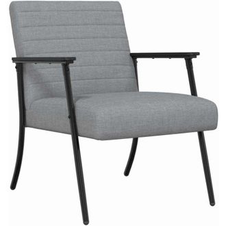 vidaXL Armchair Light Grey 59 x 75 x 78 cm Fabric vidaXL