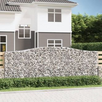 vidaXL Vidaxl - Cestas De Gaviones 20 Uds Forma De Arco Hierro 400x50x140/160cm