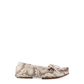 PARIS TEXAS Loafers, female, Beige, Size: 8 1/2 US Indiana Leather Loafer