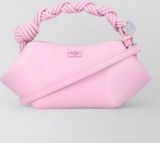 Ganni bou mini leather shoulder bag