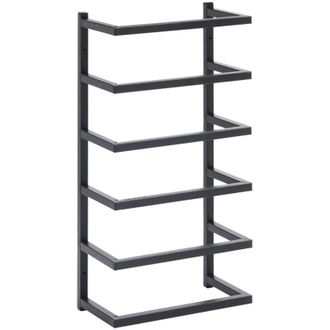 OEM Toallero Negro De Acero, 31x15x57 Cm