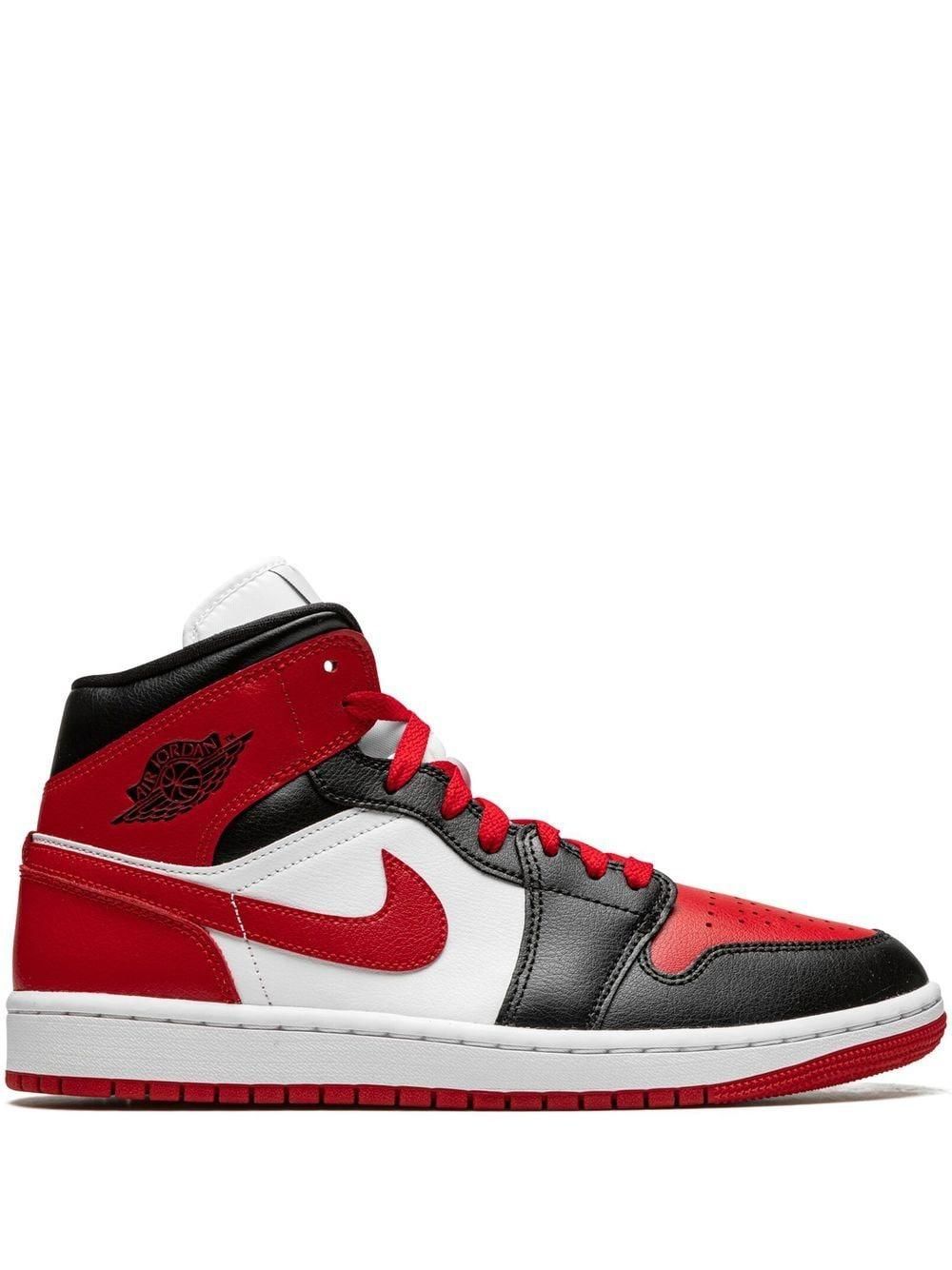 Jordan ホワイト/ブラック/レッド シューズ Air Jordan ハイカットスニーカー ブラック/ホワイト/レッド