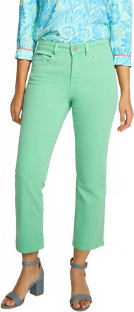 FDJ Olivia Bootcut Crop Jeans In Patina