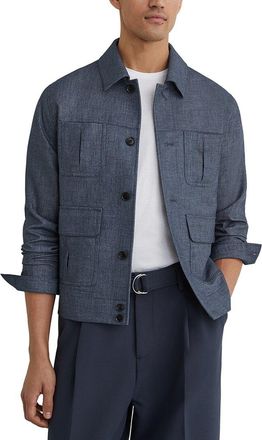 Reiss Lagos Linen Four Pocket S Casual Jacket