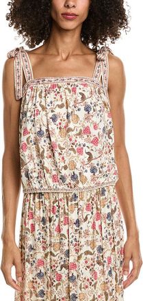 Max Studio Tie Shoulder Tank Top